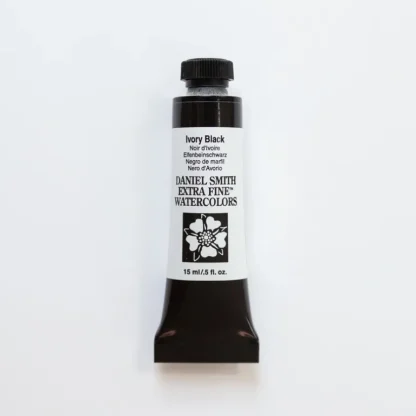 Daniel Smith Watercolor 15ml Extra Fine Ivory Black 1 - Little Painter Art | Exploring the Endless Possibilities of Art Best Sale