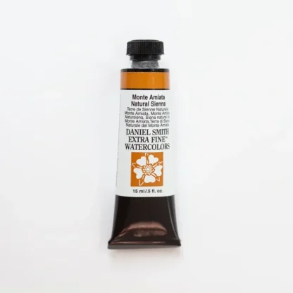Daniel Smith Watercolor 15ml Extra Fine Monte Amiata Natural Sienna 1 - Little Painter Art | Exploring the Endless Possibilities of Art New