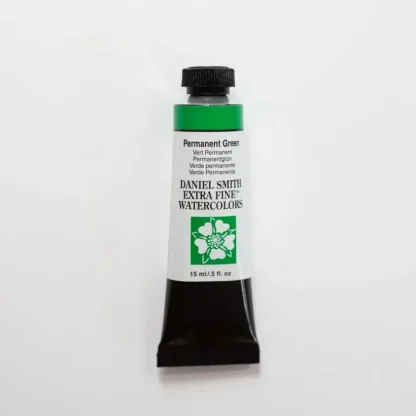 Daniel Smith Watercolor 15ml Extra Fine Permanent Green 1 - Little Painter Art | Exploring the Endless Possibilities of Art Cheap