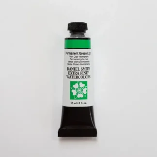 Daniel Smith Watercolor 15ml Extra Fine Permanent Green Light 1 - Little Painter Art | Exploring the Endless Possibilities of Art Sale