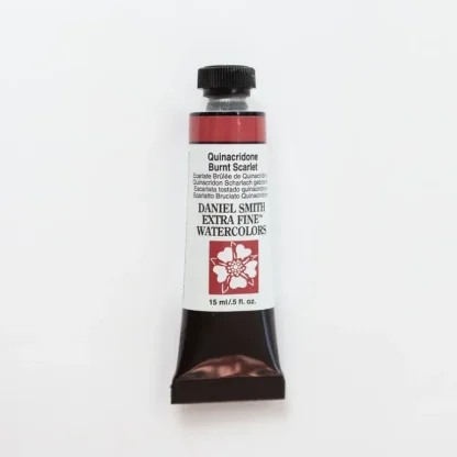 Daniel Smith Watercolor 15ml Extra Fine Quinacridone Burnt Scarlet 2 - Little Painter Art | Exploring the Endless Possibilities of Art Clearance