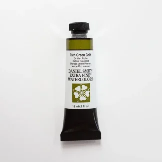 Daniel Smith Watercolor 15ml Extra Fine Rich Green Gold 2 - Little Painter Art | Exploring the Endless Possibilities of Art Clearance
