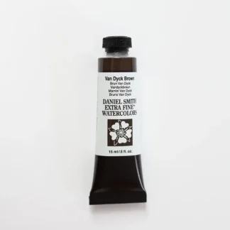Daniel Smith Watercolor 15ml Extra Fine van Dyck Brown 1 - Little Painter Art | Exploring the Endless Possibilities of Art Best