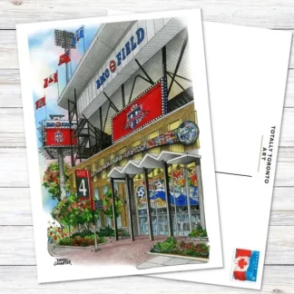 David Crighton Postcard - BMO Soccer Field - Little Painter Art | Exploring the Endless Possibilities of Art Online