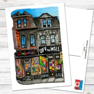 David Crighton Postcard - Off the Wall - Little Painter Art | Exploring the Endless Possibilities of Art New