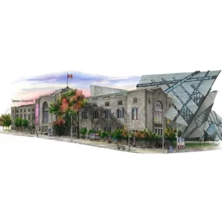 David Crighton Postcard - Royal Ontario Museum Toronto - Little Painter Art | Exploring the Endless Possibilities of Art Flash Sale