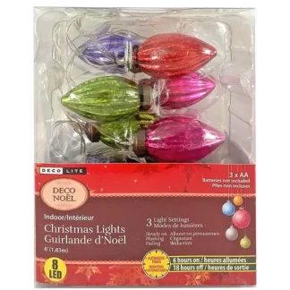 Deco Lite Indoor Mercury String Lights 6ft with 8 LEDs - Little Painter Art | Exploring the Endless Possibilities of Art Cheap