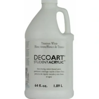 Decoart Americana Acrylic Paint 64oz - Titanium White - Little Painter Art | Exploring the Endless Possibilities of Art Hot