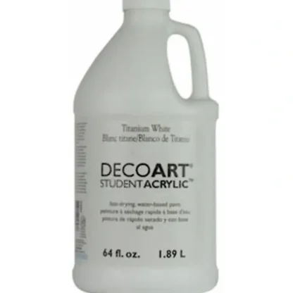 Decoart Americana Acrylic Paint 64oz - Titanium White - Little Painter Art | Exploring the Endless Possibilities of Art Hot
