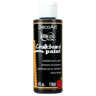 DecoArt Americana Black Chalkboard Paint 4oz - Little Painter Art | Exploring the Endless Possibilities of Art Online