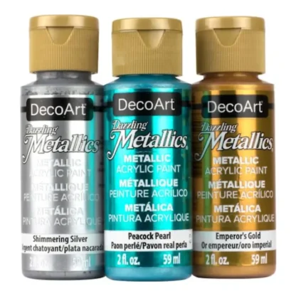 Decoart Dazzling Metallics Acrylic Paints 2oz - Little Painter Art | Exploring the Endless Possibilities of Art Cheap
