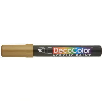 Decocolor Acrylic Paint Marker - Gold - Little Painter Art | Exploring the Endless Possibilities of Art Outlet