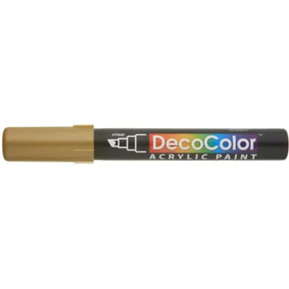 Decocolor Acrylic Paint Marker - Gold - Little Painter Art | Exploring the Endless Possibilities of Art Outlet