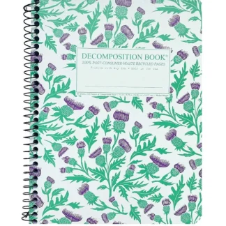 Decomposition Notebook, Coilbound - Thistles - Little Painter Art | Exploring the Endless Possibilities of Art Fashion