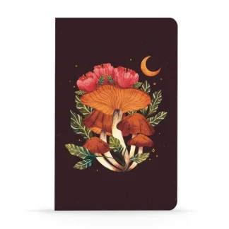 Denik Classic Layflat Notebook, Lined - Midnight Mushroom - Little Painter Art | Exploring the Endless Possibilities of Art Clearance