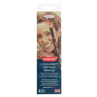 Derwent Coloursoft Skintones Set of 6 - Little Painter Art | Exploring the Endless Possibilities of Art Cheap