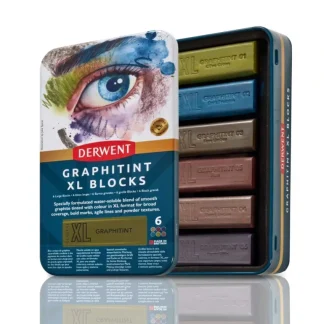 Derwent Graphitint XL Blocks - Tin of 6 - Little Painter Art | Exploring the Endless Possibilities of Art Cheap