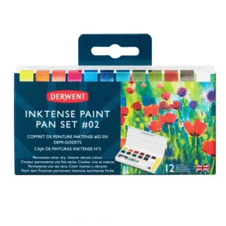 Derwent Inktense 12 Paint Pan Travel Set #2 - Little Painter Art | Exploring the Endless Possibilities of Art Hot