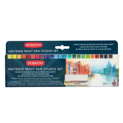 Derwent Inktense Paint Pan Studio Set - 24 Watercolour Paints - Little Painter Art | Exploring the Endless Possibilities of Art Sale