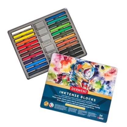 Derwent Inktense Watercolour Ink Blocks - Set of 24 - Little Painter Art | Exploring the Endless Possibilities of Art Best Sale