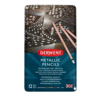 Derwent Metallic Pencils Set of 12 - Little Painter Art | Exploring the Endless Possibilities of Art Cheap