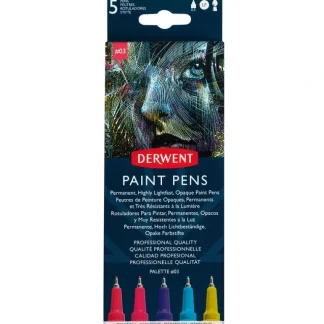 Derwent Paint Pens - Set of 5 #03 - Little Painter Art | Exploring the Endless Possibilities of Art Online