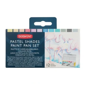 Derwent Pastel Shades Paint 12 Pan Palette - Little Painter Art | Exploring the Endless Possibilities of Art Clearance
