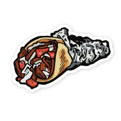 Design Corner Vinyl Sticker - Donair - Little Painter Art | Exploring the Endless Possibilities of Art Best Sale