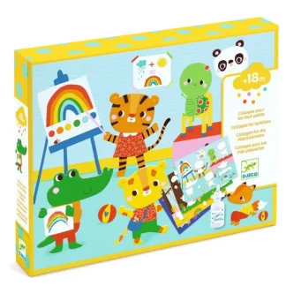 Djeco Collage Kit - The Day - Little Painter Art | Exploring the Endless Possibilities of Art Cheap