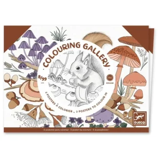 Djeco Colouring Gallery Kit - Naturalist - Little Painter Art | Exploring the Endless Possibilities of Art New