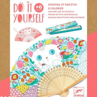 Djeco DIY Koneko Colouring Fan & Case - Little Painter Art | Exploring the Endless Possibilities of Art New