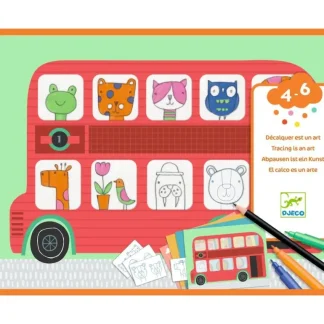 Djeco Drawing Kit - Tracing is an Art - Little Painter Art | Exploring the Endless Possibilities of Art Clearance