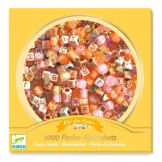Djeco Oh! Les Perles Alphabet Bead Kit - Gold - Little Painter Art | Exploring the Endless Possibilities of Art Sale