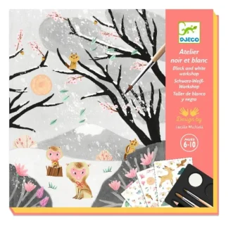 Djeco Painting Collage Art Kit - Last Snowfall - Little Painter Art | Exploring the Endless Possibilities of Art Flash Sale