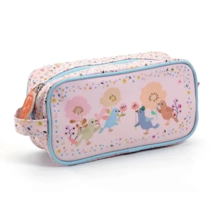 Djeco Pencil Pouch - Colourful Birds - Little Painter Art | Exploring the Endless Possibilities of Art Flash Sale