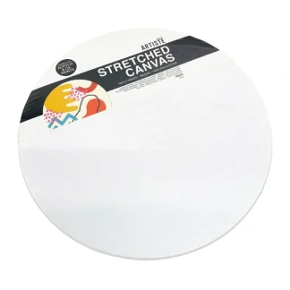 Docrafts Artiste Stretched Round Canvas 40cm - 380gsm - Pack of 2 - Little Painter Art | Exploring the Endless Possibilities of Art Cheap