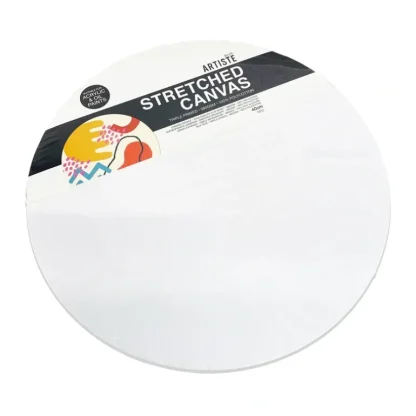 Docrafts Artiste Stretched Round Canvas 40cm - 380gsm - Pack of 2 - Little Painter Art | Exploring the Endless Possibilities of Art Cheap