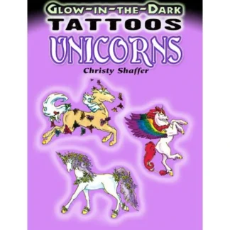 Dover Temporary Tattoos - Glow-in-the-Dark Unicorns - Little Painter Art | Exploring the Endless Possibilities of Art Cheap