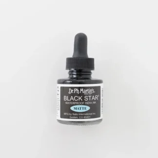 Dr. Ph. Martin's Matte Black Inkt - Little Painter Art | Exploring the Endless Possibilities of Art DrPhMartinMatteBlackInkt Fashion