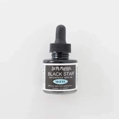 Dr. Ph. Martin's Matte Black Inkt - Little Painter Art | Exploring the Endless Possibilities of Art DrPhMartinMatteBlackInkt Fashion