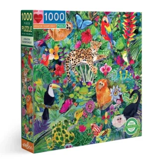 eeBoo 1000pc Puzzle - Amazon Rainforest - Little Painter Art | Exploring the Endless Possibilities of Art^ Hot