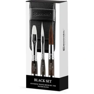 Escoda Black Set Travel Brush 3pk - Little Painter Art | Exploring the Endless Possibilities of Art^ Outlet
