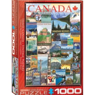 Eurographics 1000pc Puzzle - Travel Canada Vintage Posters - Little Painter Art | Exploring the Endless Possibilities of Art^ Outlet