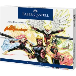 Faber-Castell Comic Illustration 15pc Set - Little Painter Art | Exploring the Endless Possibilities of Art^ Hot
