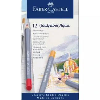 Faber-Castell Goldfaber Aqua Watercolour Pencil 12 Set - Little Painter Art | Exploring the Endless Possibilities of Art^ Online