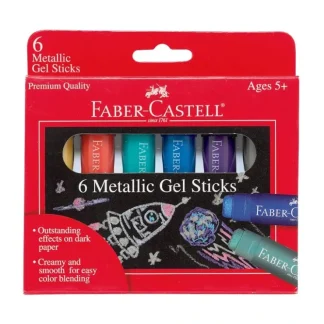 Faber-Castell Metallic Gel Sticks 6pk - Little Painter Art | Exploring the Endless Possibilities of Art^ Flash Sale