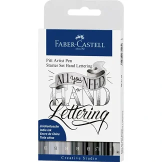 Faber-Castell Pitt Artist Pen Set 9pk Starter Lettering - Little Painter Art | Exploring the Endless Possibilities of Art^ Best
