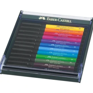 Faber-Castell Pitt Artist Pens - Bright - Set of 12 - Little Painter Art | Exploring the Endless Possibilities of Art^ Best Sale
