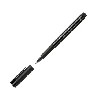 Faber-Castell Pitt Artist Pen, Fude Hard, Black - Little Painter Art | Exploring the Endless Possibilities of Art Store