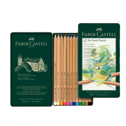 Faber-Castell Pitt PASTEL Pencil Metal Tin of 12 Pencils - Little Painter Art | Exploring the Endless Possibilities of Art^ Discount